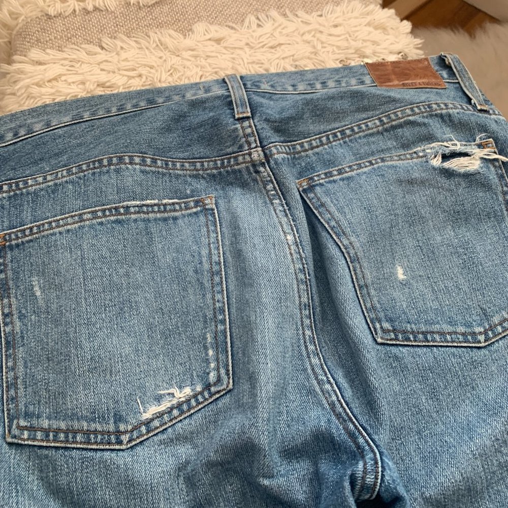 Madewell Rivet & Thread Ripped Retro Straight Jean - Picture 14 of 15